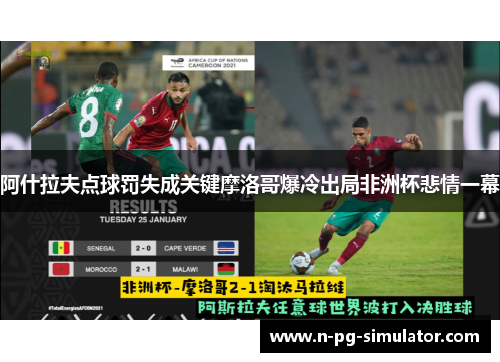 阿什拉夫点球罚失成关键摩洛哥爆冷出局非洲杯悲情一幕